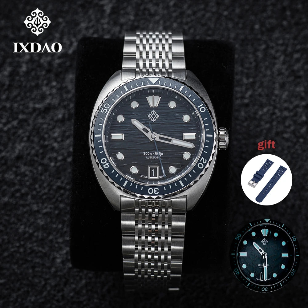IXDAO IPOSE 2025 New NH35 Diving Men's Automatic Mechanical Watch Sapphire Stainless Steel 20Bar Luminous BWG-9 Reloj Hombre