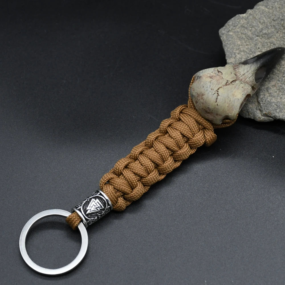 Viking Rune Keychain - Norse Paracord