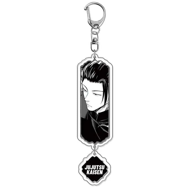 Jujutsu Kaisen Anime Acrylic Keychain Accessory Yuji Itadori Satoru Gojo Suguru Geto Keyring Pendant Merchandise Souvenir Gift