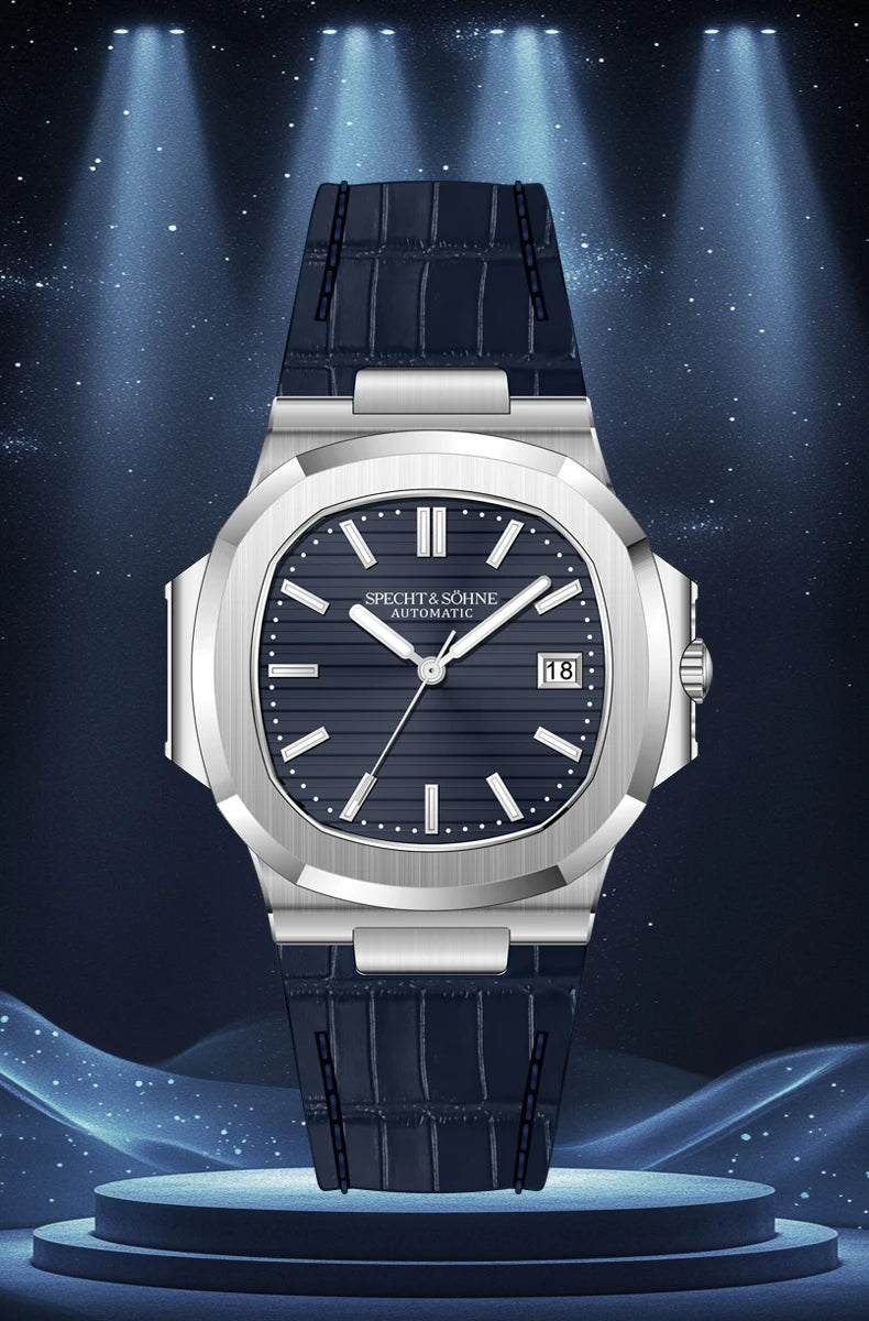 Specht&Sohne 2025 New Classic Men's Watches Luxury Automatic Watch For Men Stainless Steel Sapphire 8215 Mechanical WristWatch
