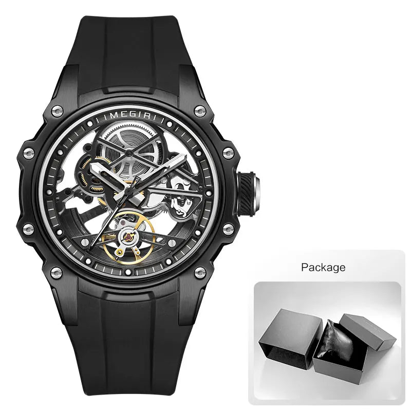 Sport Skeleton Watch - Silicone Automatic