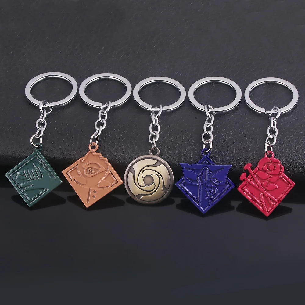 Anime Jujutsu Kaisen Keychain Kugisaki Nobara Itadori Yuji Weapon Sukuna Finger Pendant Key Chain for Women Men Keyring Jewelry