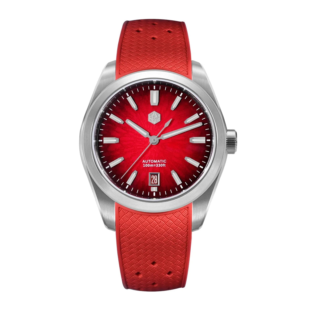 San Martin 39mm SN0144 "JianZhan" Gada Watch Miyota 9015 Original Design Chinese Style Dress Men Automatic Mechanical Watches