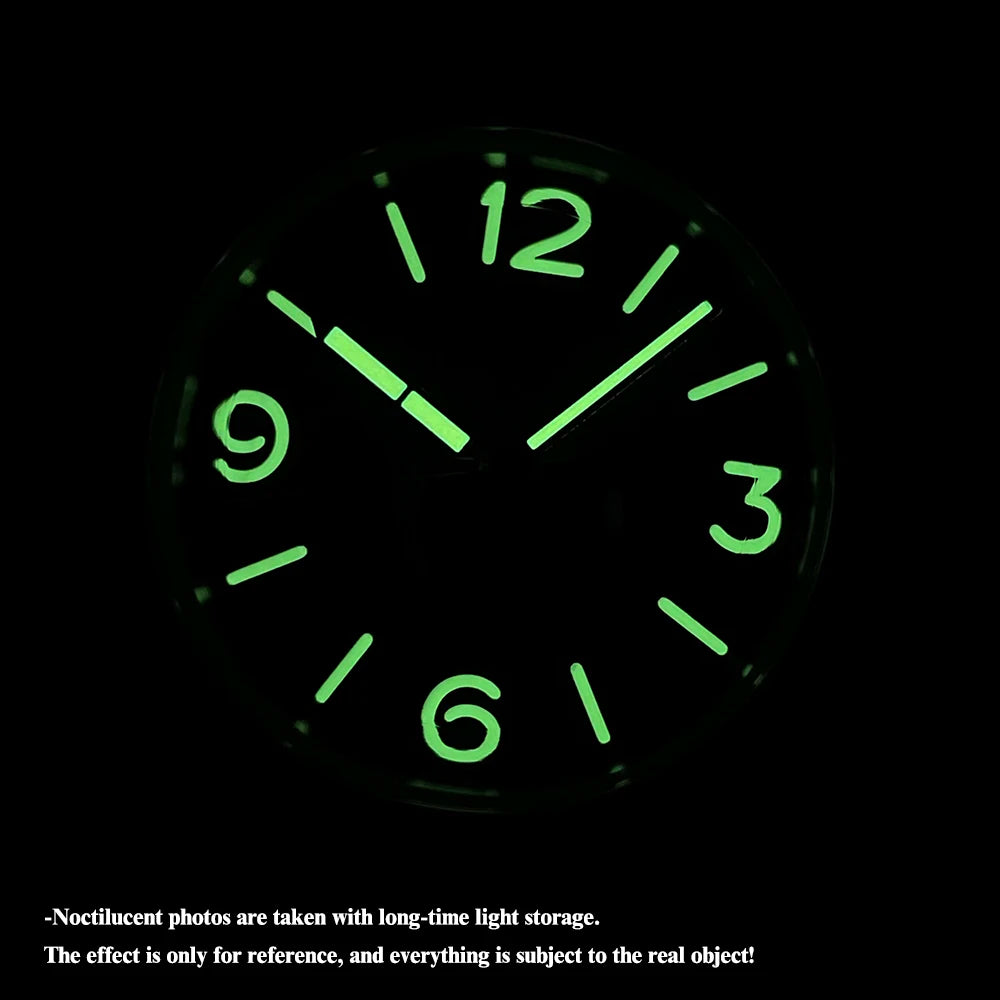 STEELFLIER SF765S Bronze Mechanical Watch NH35 Auto Movement Swiss Green Luminous Men Luxury Wristwatch Transparent Bottom Cover