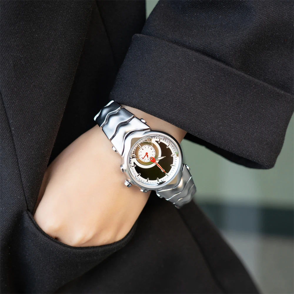 2025 New Alien Watch Judge Vintage Men's Fashion Trendy Premium ins Niche Design Y2K