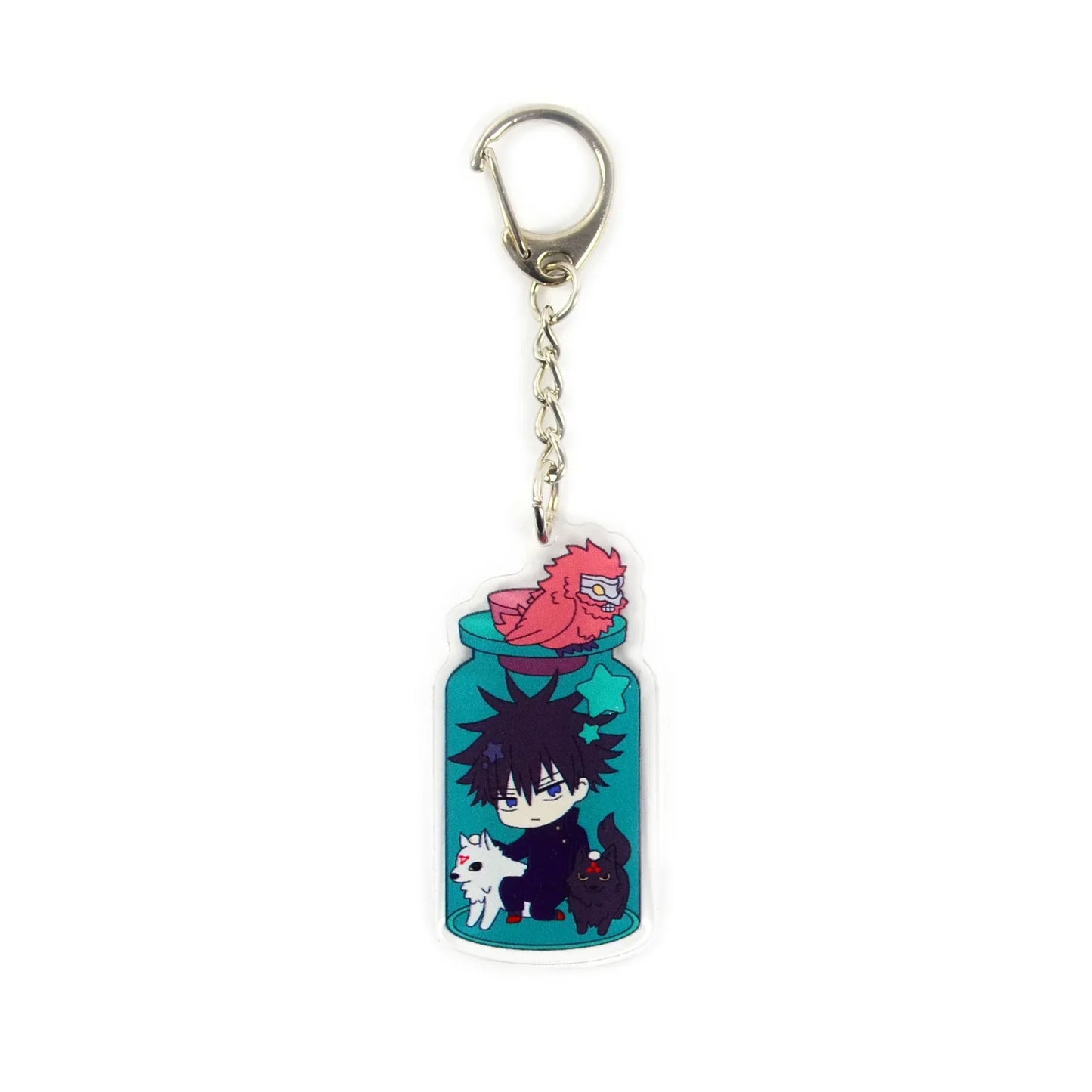 Anime Jujutsu Kaisen Acrylic Model Key Chain Gojo Satoru Zenin Maki Yuji Itadori accessory Ornament Backpack pendant Toy Gift