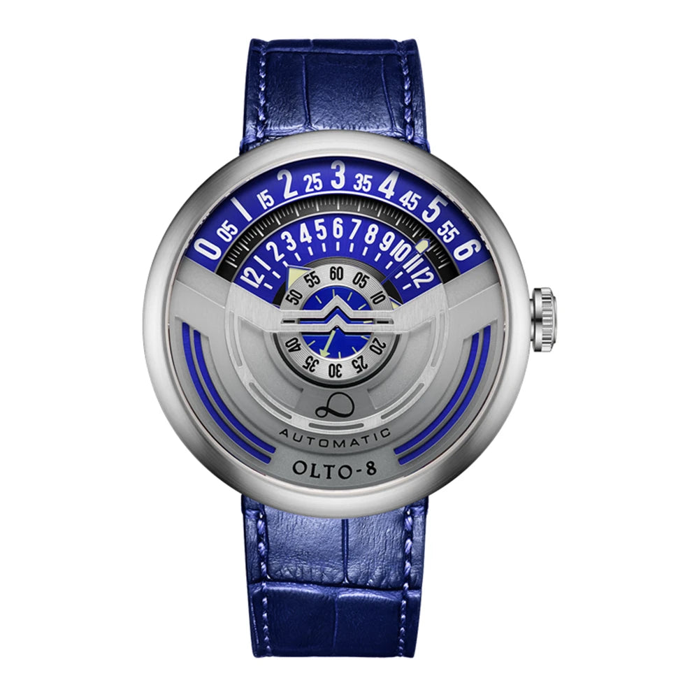 OLTO-8 Automatic Watch Men Limited Edition Mechanical Wristwatches Sports Watch Luxury 46mm Stainless Steel Luminous Clocks 2023