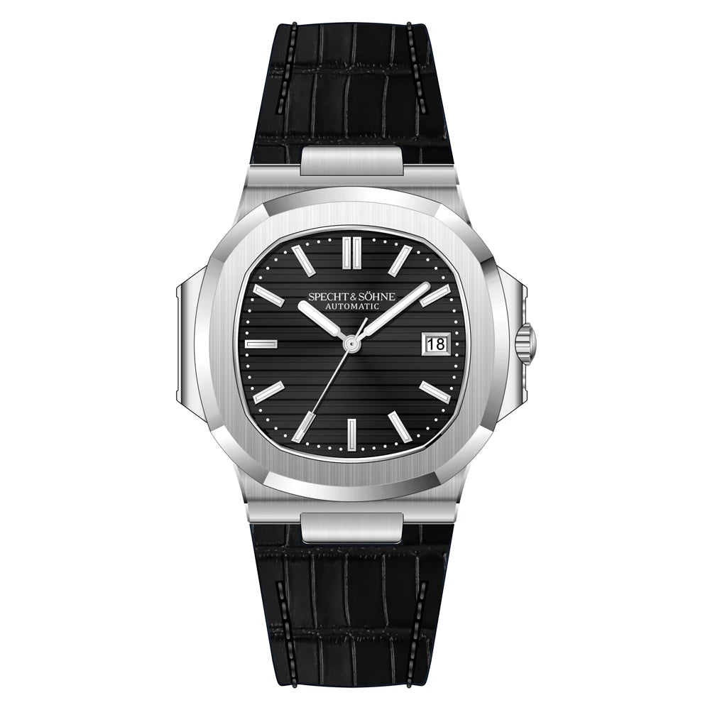 Specht&Sohne 2025 New Classic Men's Watches Luxury Automatic Watch For Men Stainless Steel Sapphire 8215 Mechanical WristWatch