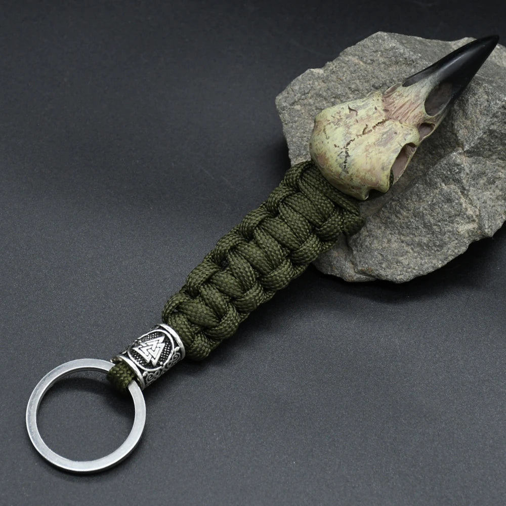 Viking Rune Keychain - Norse Paracord