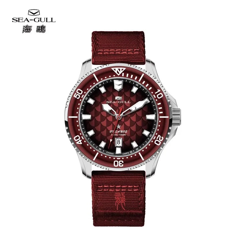 Seagull King of the Dragon Men's Watches Automatic Mechanical Watch Sports Diver 300M Waterproof Wristwatch Luxury 2024 New 1216
