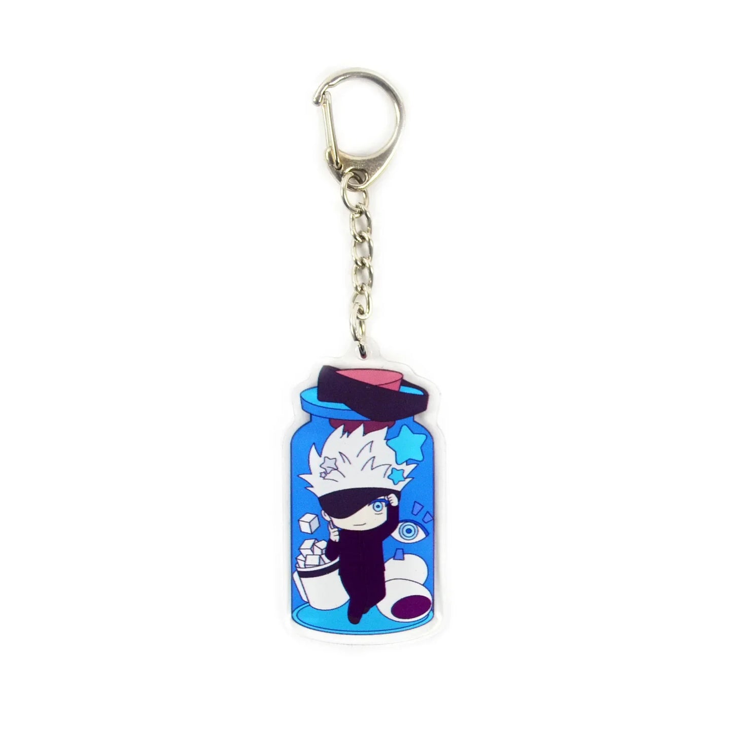 Anime Jujutsu Kaisen Acrylic Model Key Chain Gojo Satoru Zenin Maki Yuji Itadori accessory Ornament Backpack pendant Toy Gift