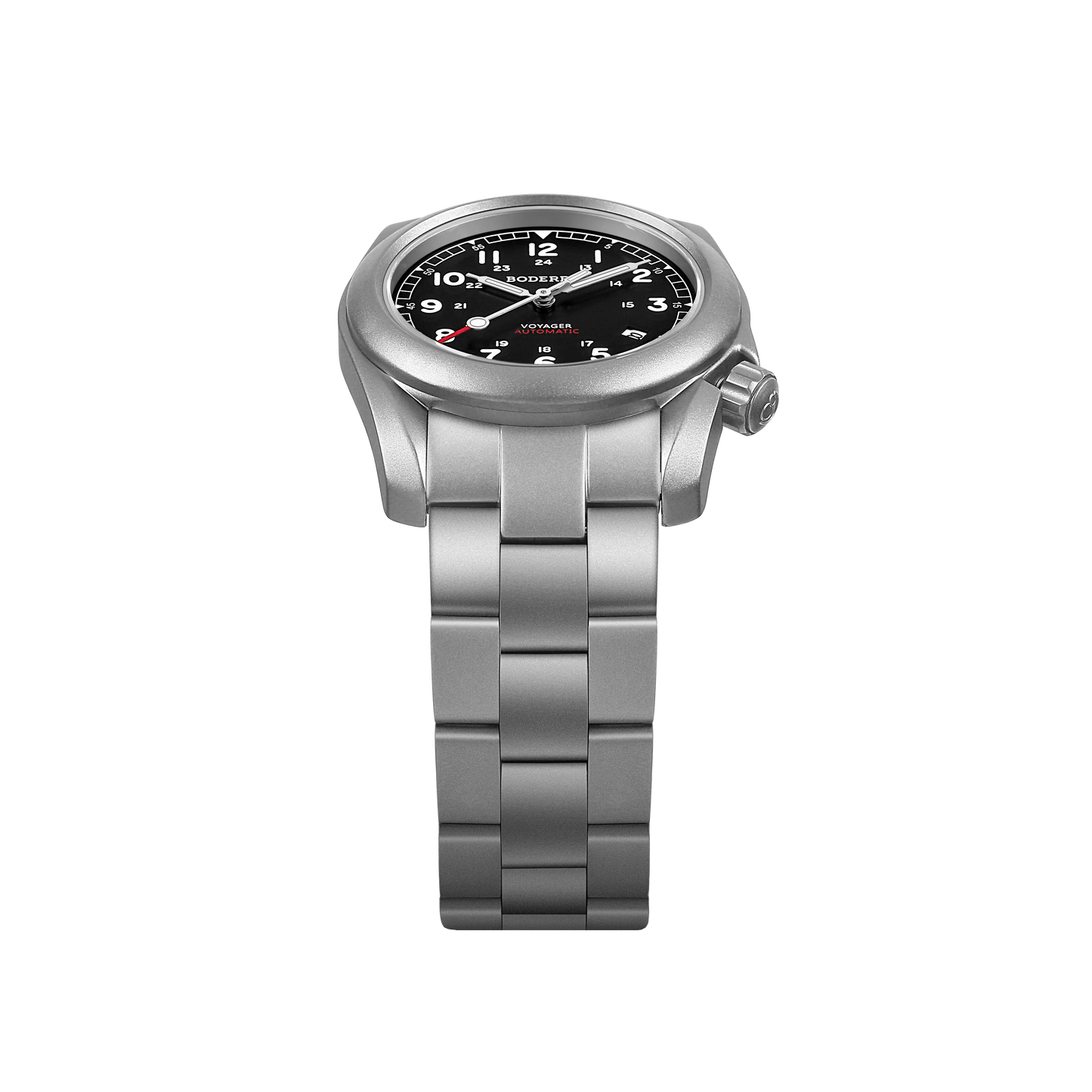 Boderry Voyager Field Watch Titanium Automatic Dive Wristwatch 100M Waterproof Titanium Bracelet For Seiko Movement Watch Men