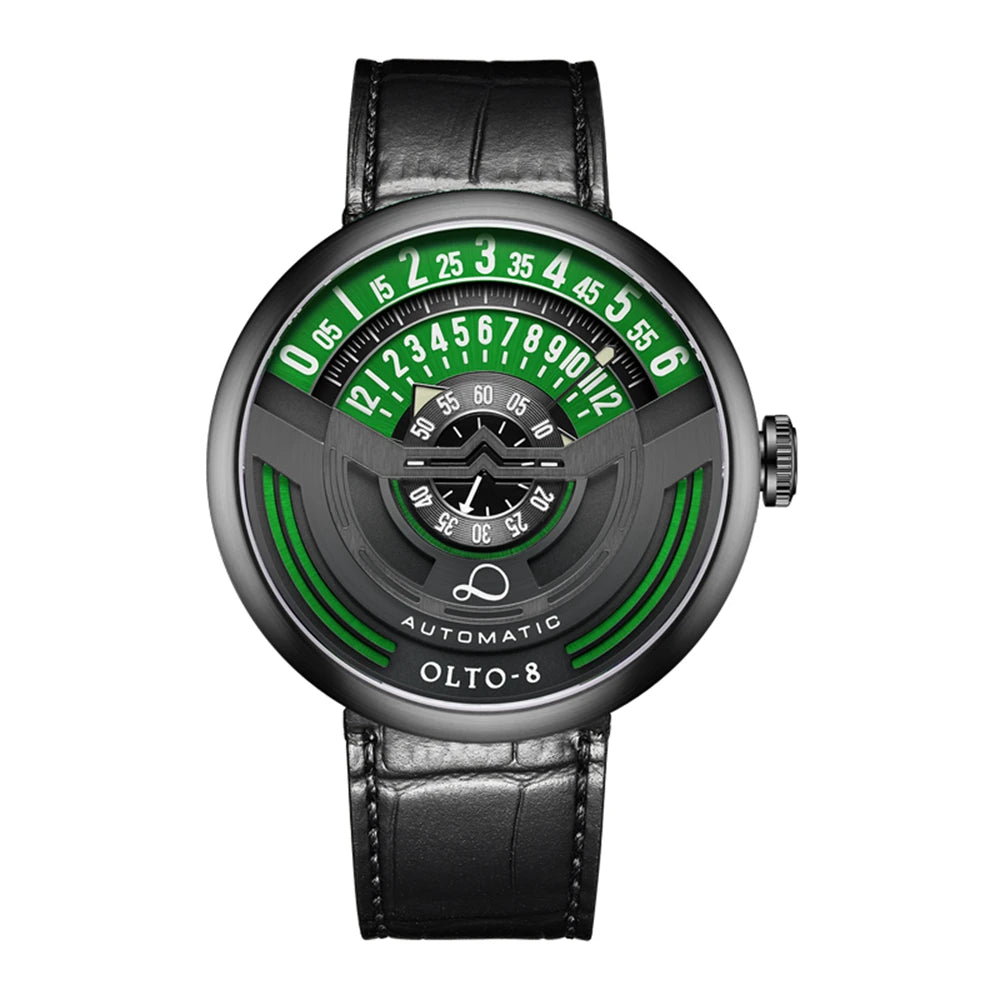 OLTO-8 Automatic Watch Men Limited Edition Mechanical Wristwatches Sports Watch Luxury 46mm Stainless Steel Luminous Clocks 2023