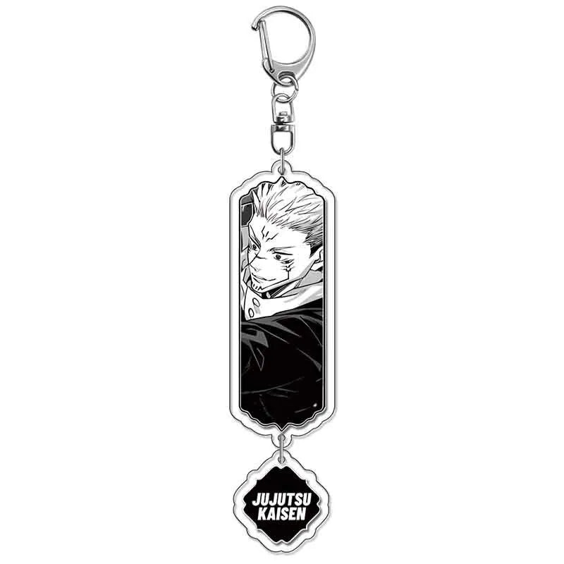 Jujutsu Kaisen Anime Acrylic Keychain Accessory Yuji Itadori Satoru Gojo Suguru Geto Keyring Pendant Merchandise Souvenir Gift