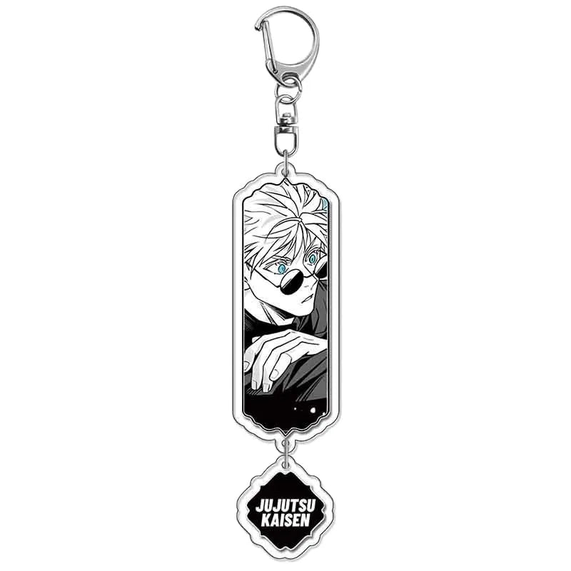 Jujutsu Kaisen Anime Acrylic Keychain Accessory Yuji Itadori Satoru Gojo Suguru Geto Keyring Pendant Merchandise Souvenir Gift