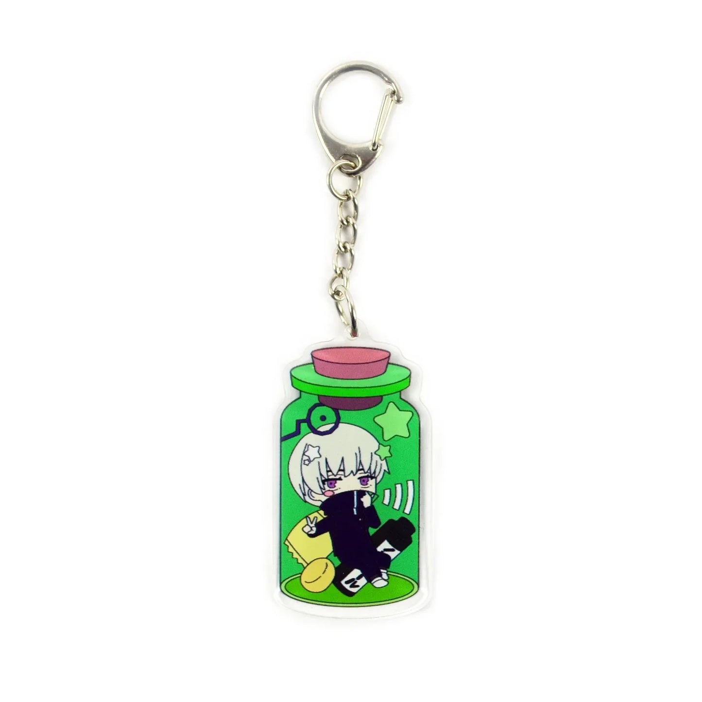 Anime Jujutsu Kaisen Acrylic Model Key Chain Gojo Satoru Zenin Maki Yuji Itadori accessory Ornament Backpack pendant Toy Gift