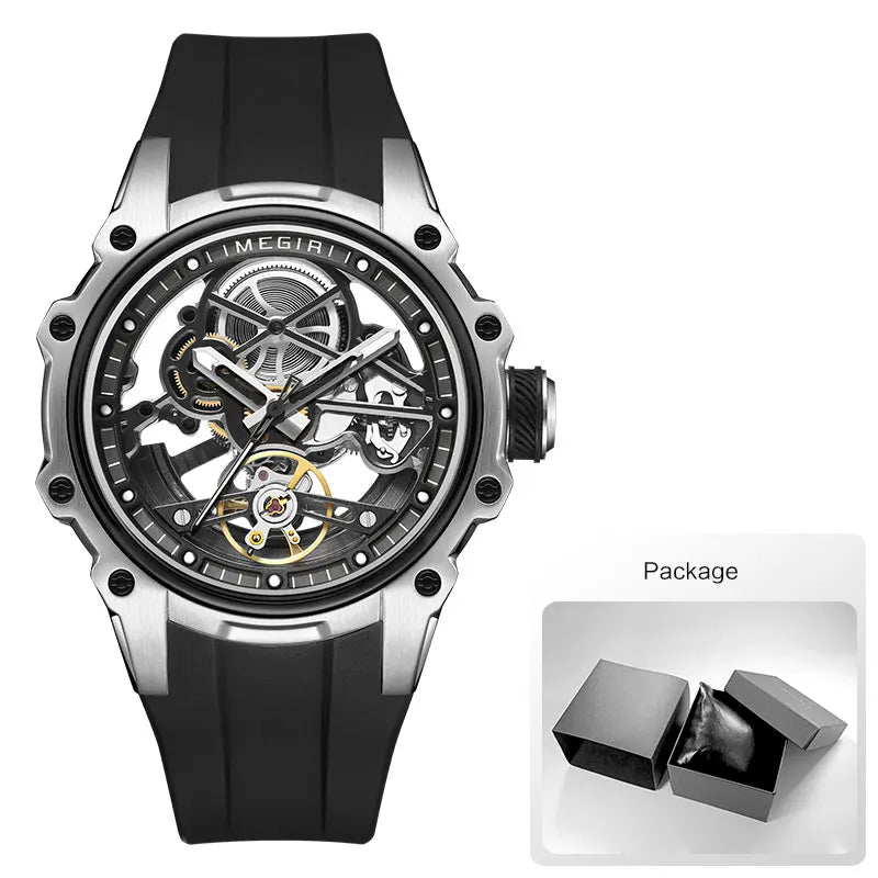 Sport Skeleton Watch - Silicone Automatic