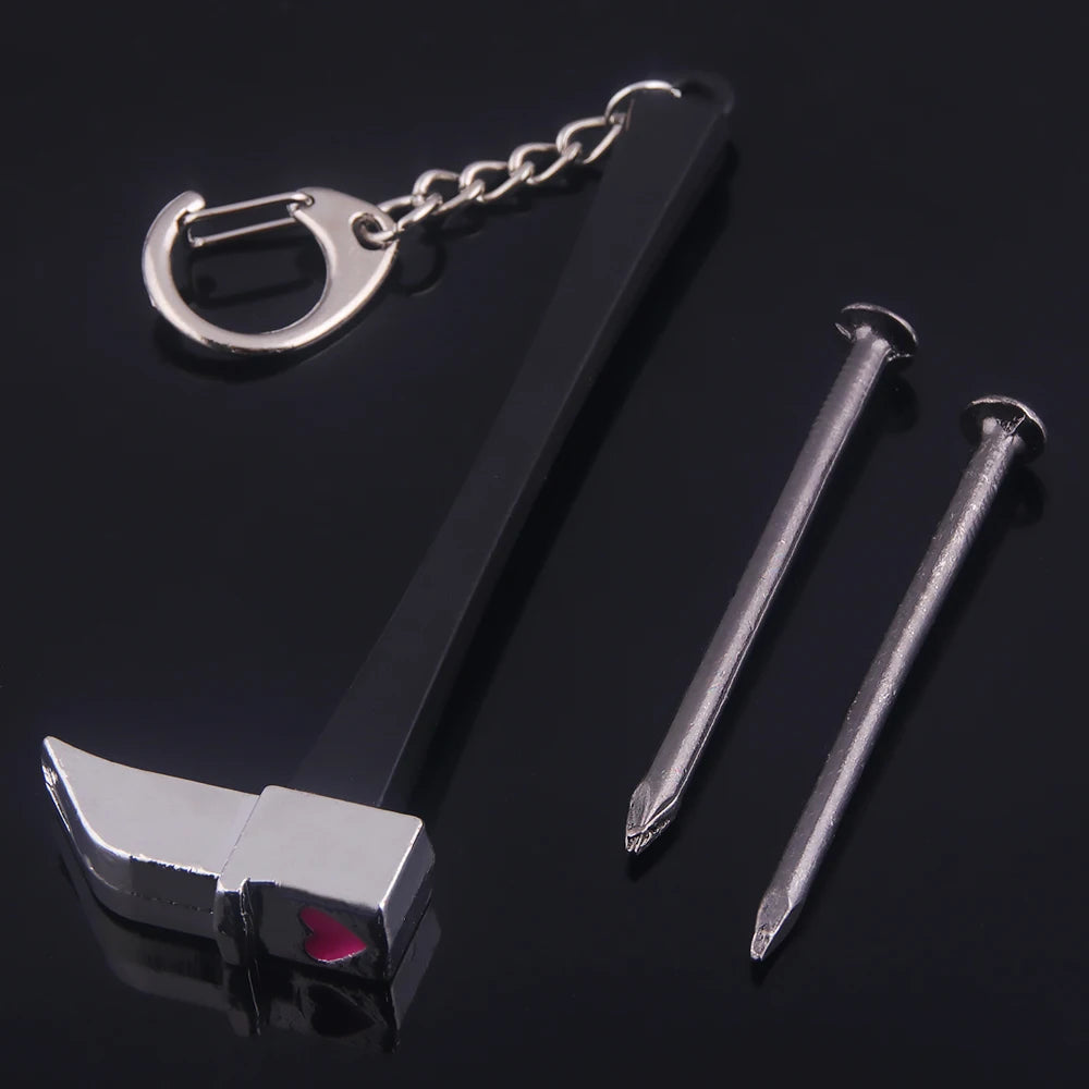 Anime Jujutsu Kaisen Keychain Kugisaki Nobara Itadori Yuji Weapon Sukuna Finger Pendant Key Chain for Women Men Keyring Jewelry