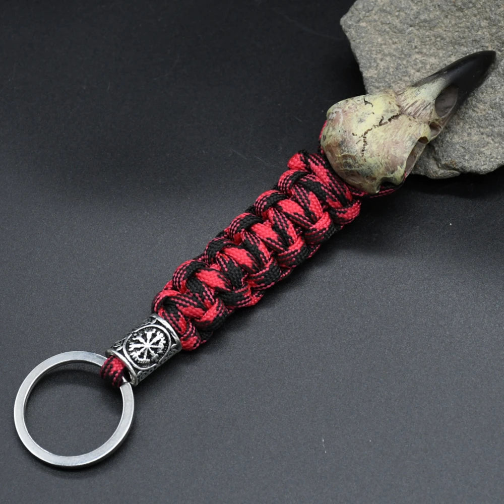 Viking Rune Keychain - Norse Paracord