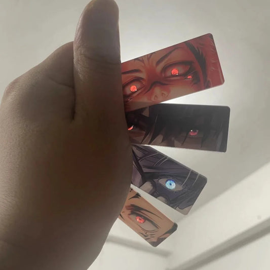 Jujutsu Kaisen New Keychain Acrylic Ryomen Sukuna Shining Eyes Rectangular Double Sided Pattern Backpack Christmas Gift